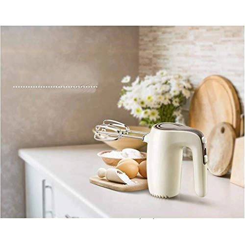 Handheld Electric Eggbeater - 5-Speed 150W Stainless Steel Whisks