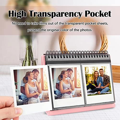 3.5x4.5" 64 Pockets Polypropylene Paper Photo Album