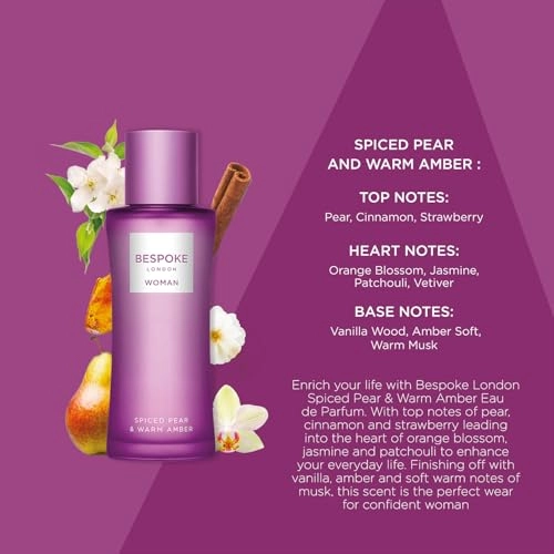 Spiced Pear and Warm Amber Eau de Parfum 100ml