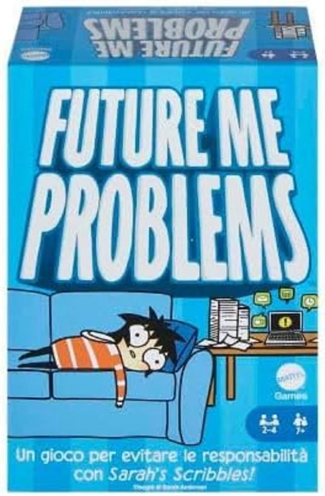 Mattel Games Sarah's Scribbles: Future Me Problems - 2 Decks - Card Game