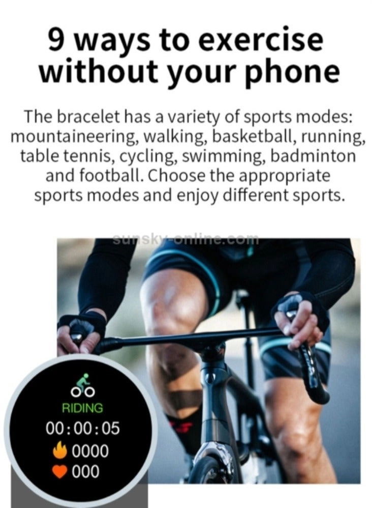 B8+ - 1.08 inch IPS IP67 180 mAh