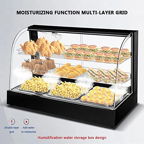 Heating Constant Temperature Food Display Cabinet - 50-200 ℃ Adjustable