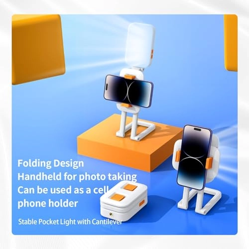 Selfie Light 82 LED - 3 Modes RGB Rechargeable