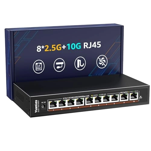 8x2.5G +2x10G RJ45 10-ports
