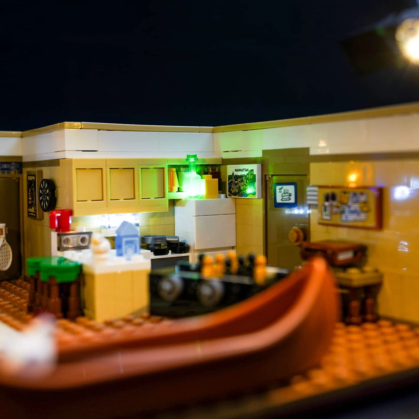 Led Lighting Kit for The Friends Apartments - Compatible with 10292