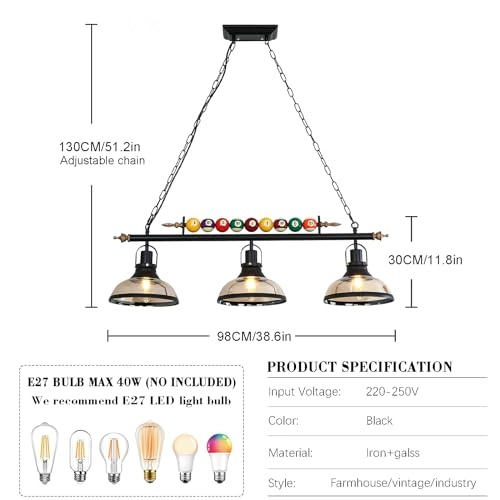 Vintage Pendant Light - 100 cm