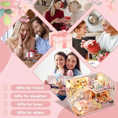 Wooden DIY House Kit - Blossom Stories 1:24