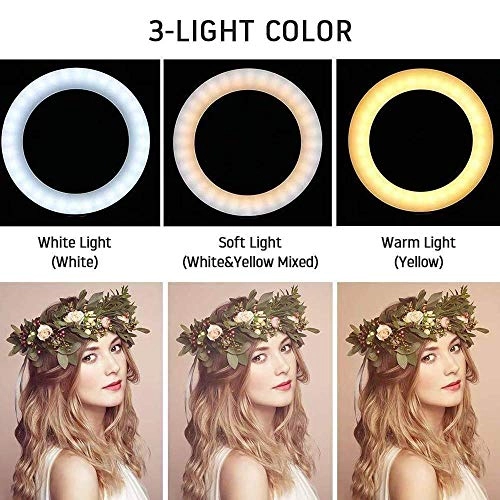 Ring Light LED - 6" Tripod 3 Light Modes