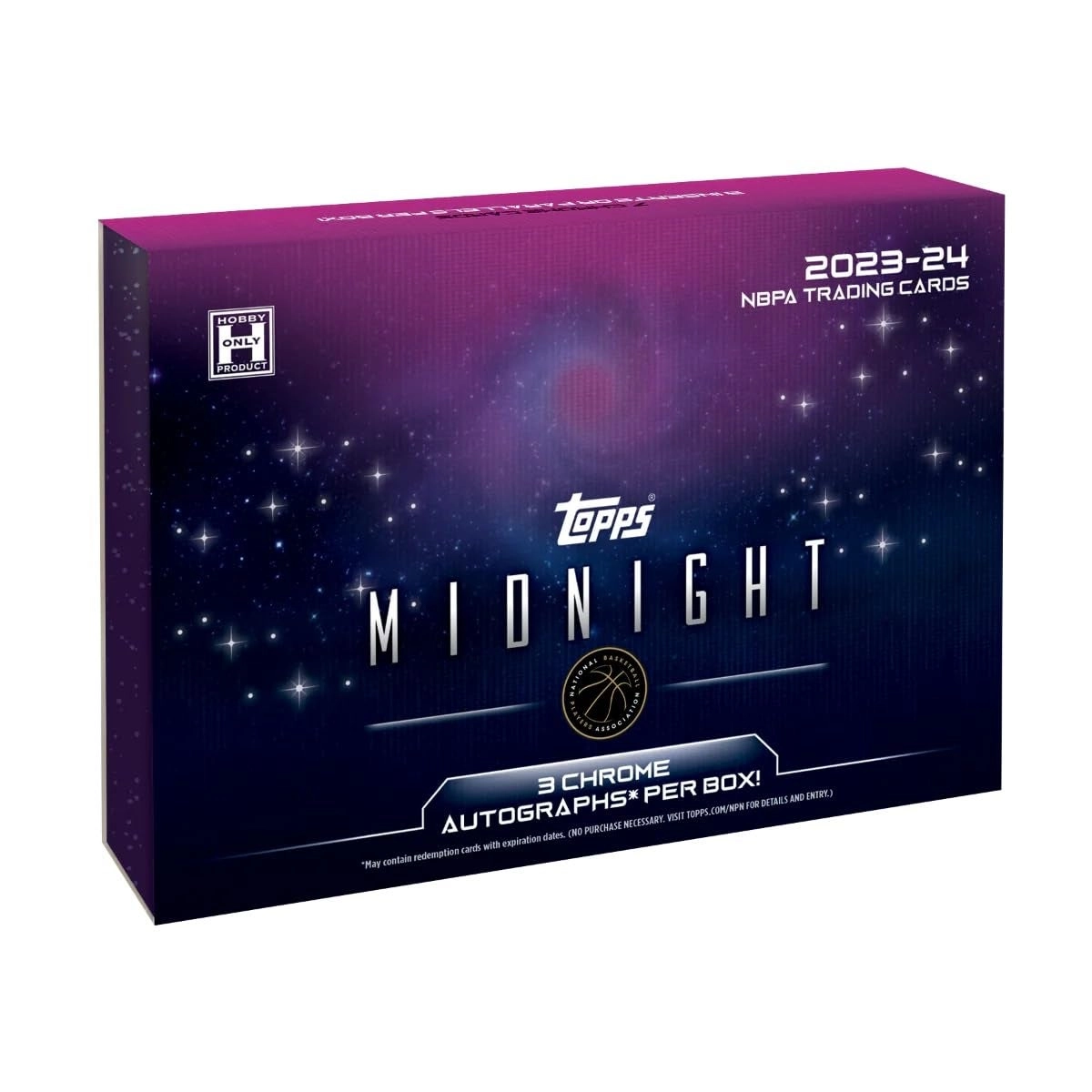 Midnight Basketball Hobby Trading Card Box - 1 Pack Per Box 7 Cards Per Pack