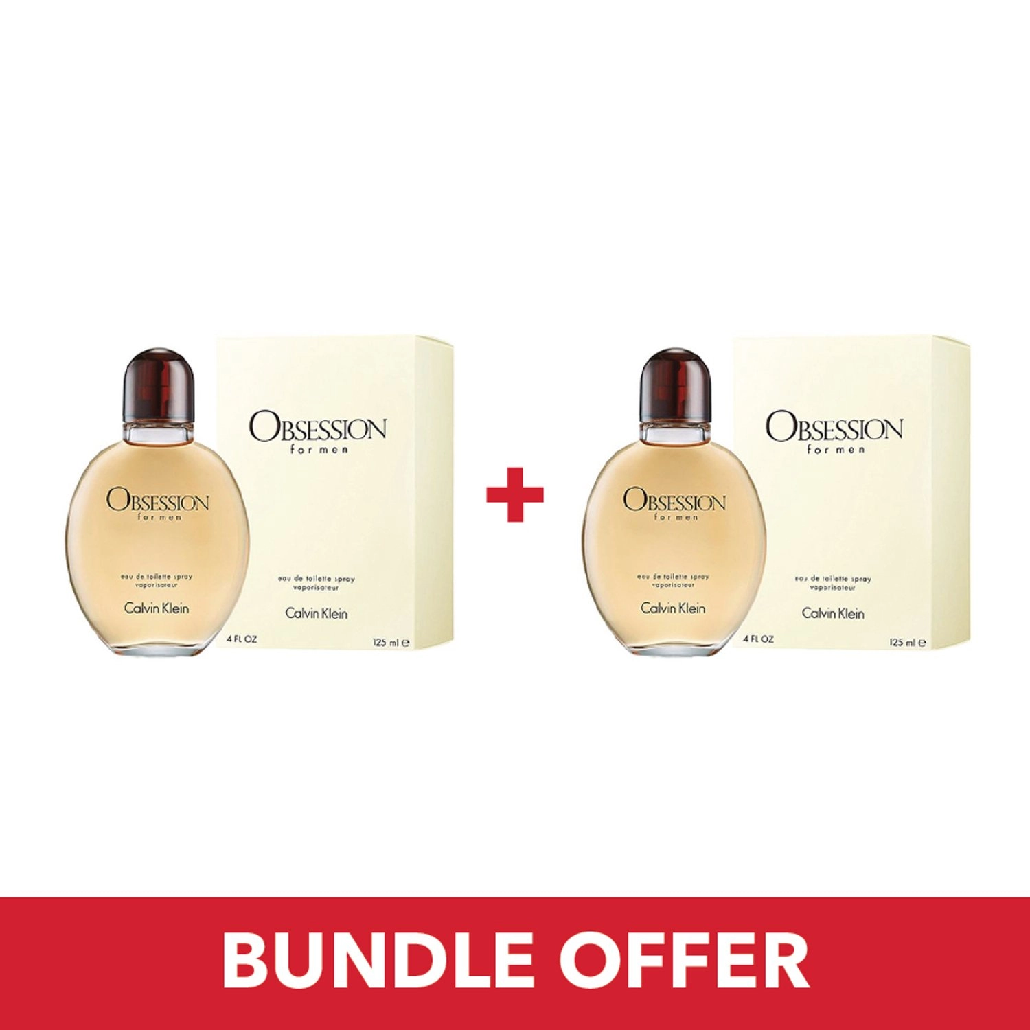 Calvin Klein Obsession Eau de Toilette 125 ml Bundle
