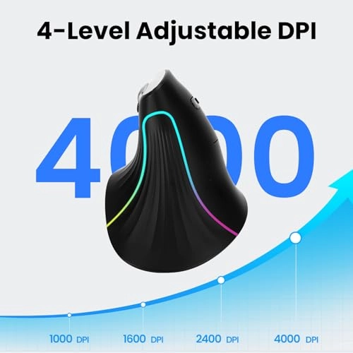 Vertical Wireless Mouse - Bluetooth