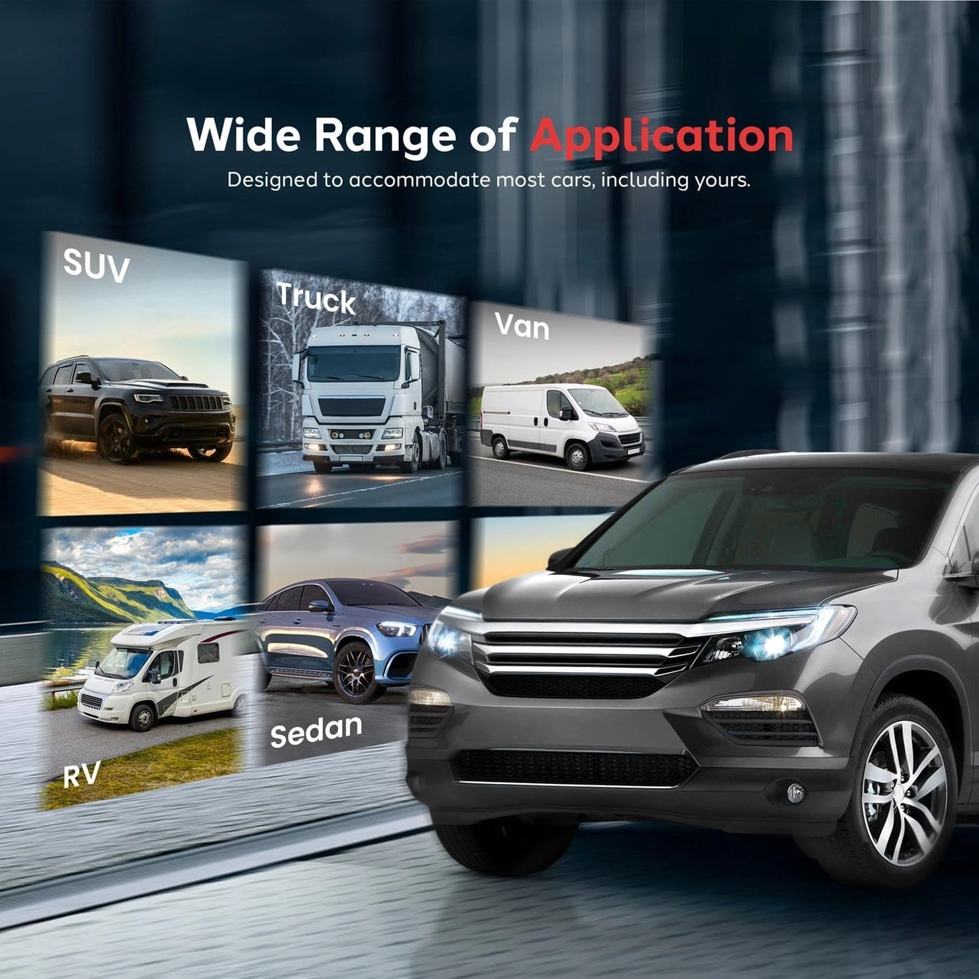 3-Way Universal Car Stereo Speakers - 4" x 6"