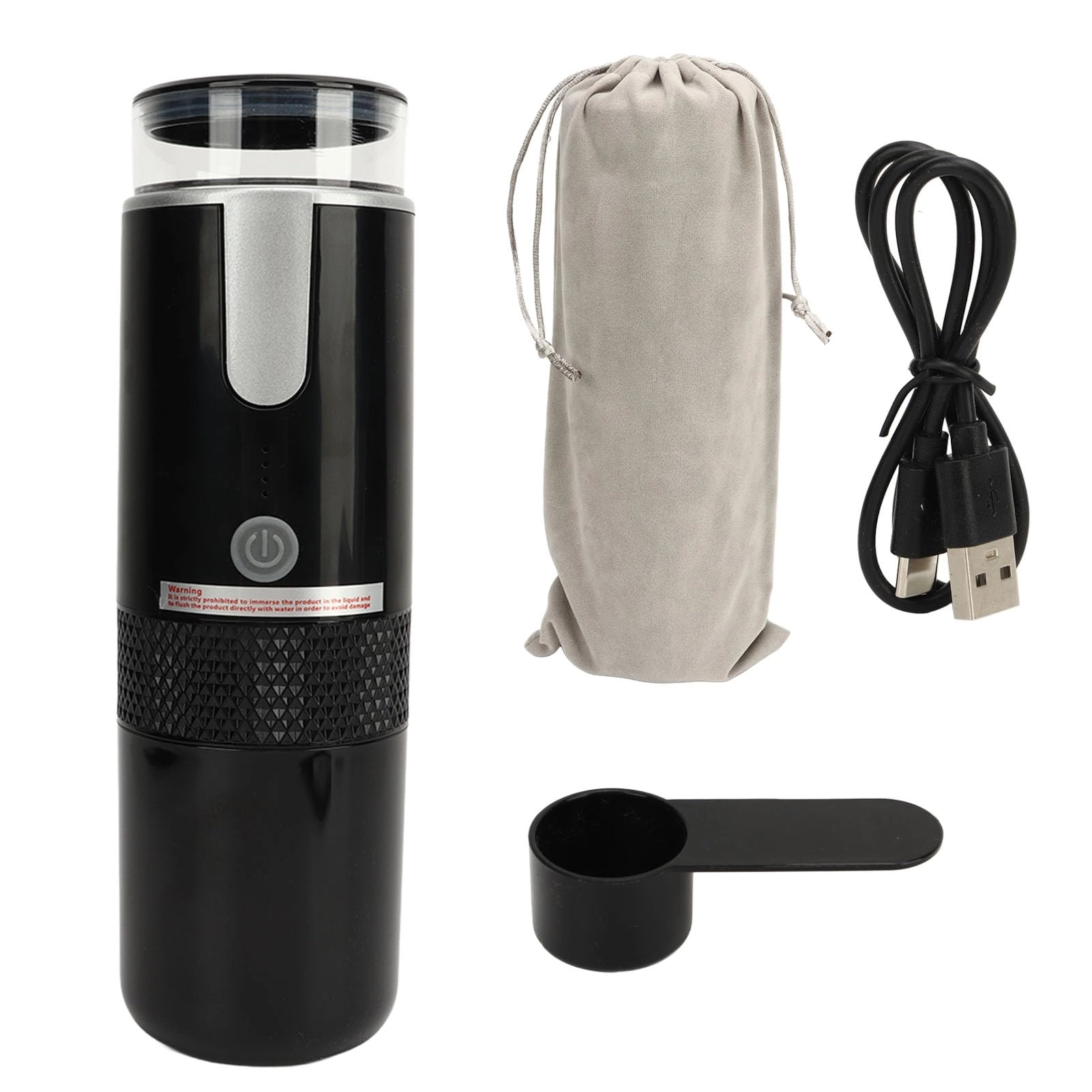 Yusat Portable Coffee Machine - 160ml capsules and ground coffee