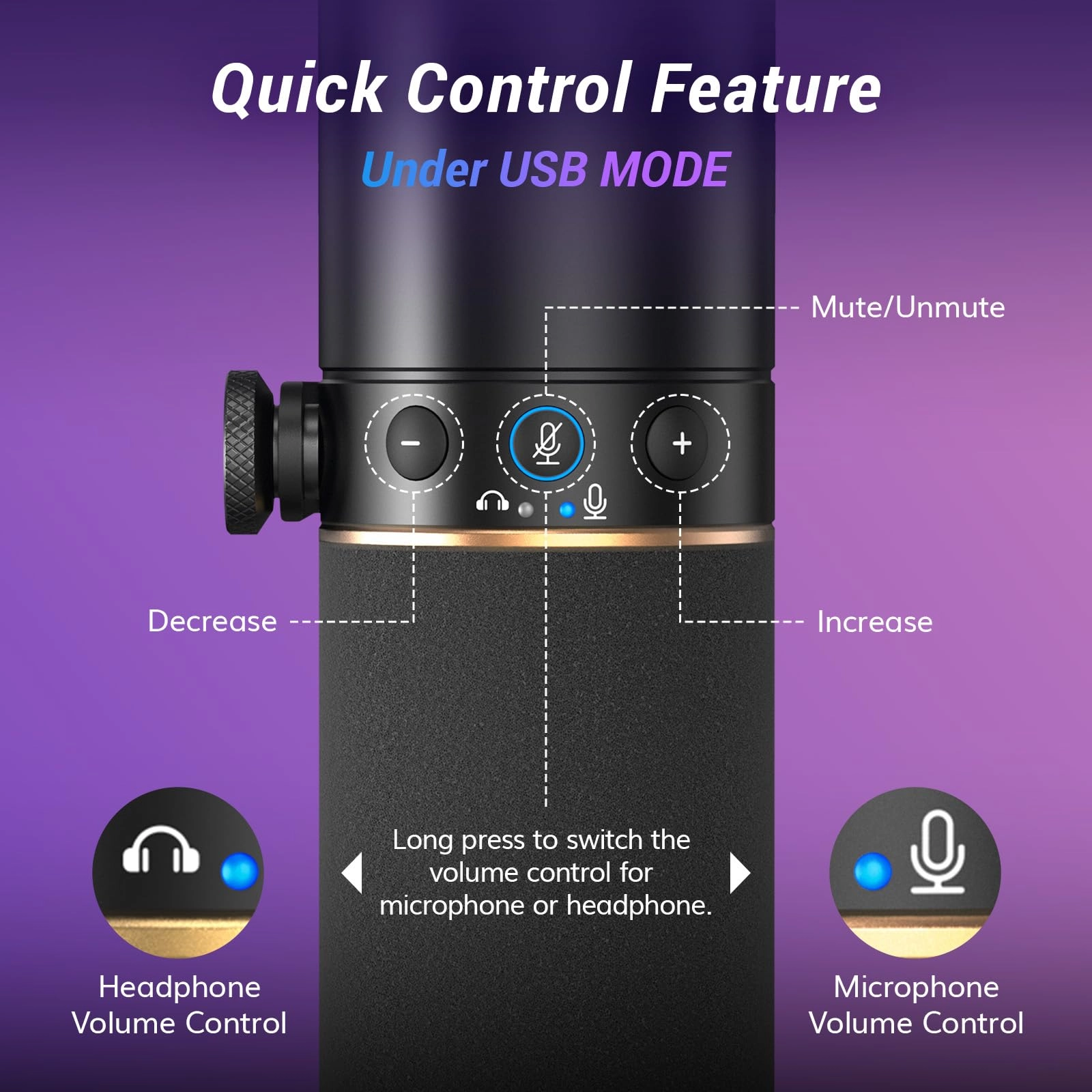 TD520 USB+XLR Microphone