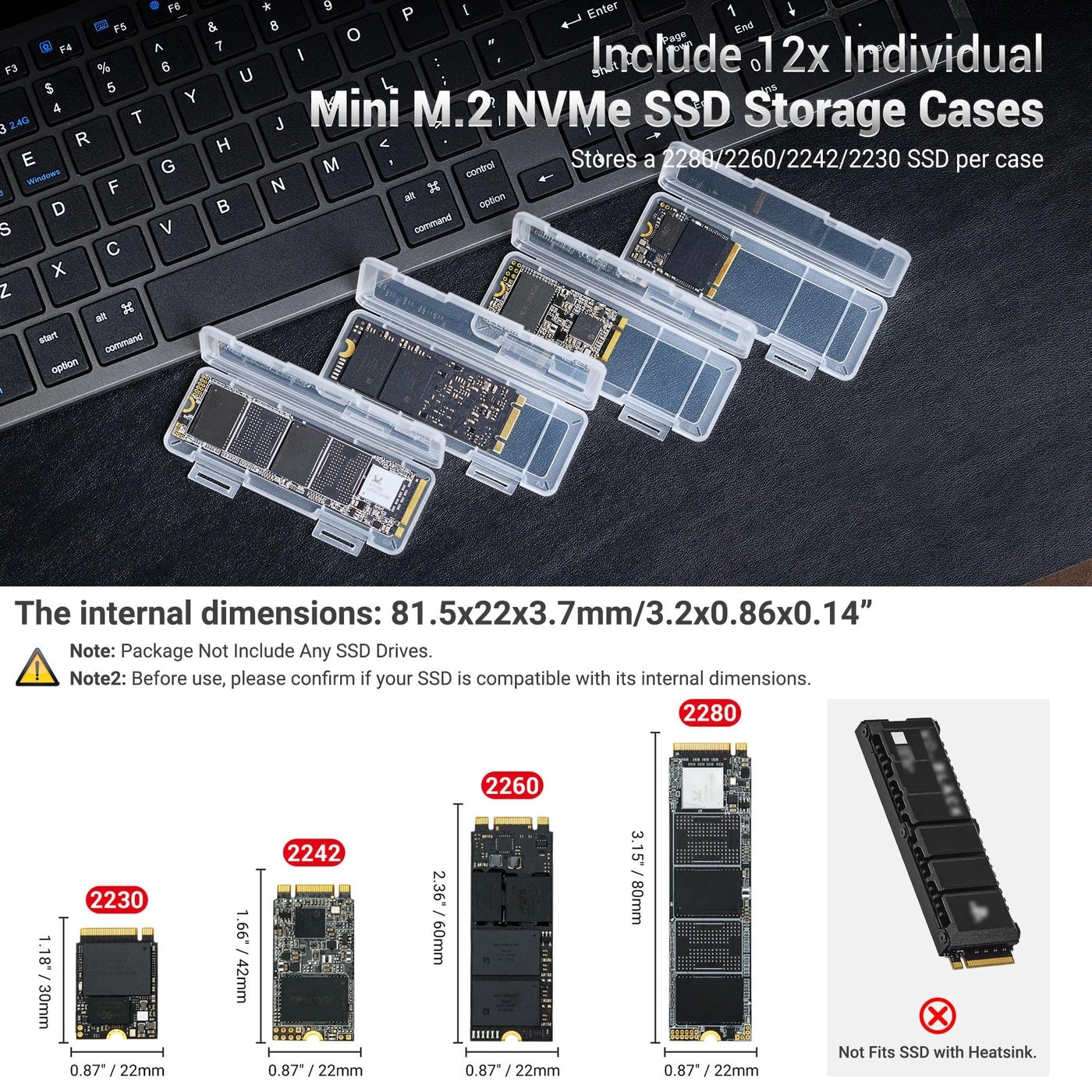 M.2 SSD Holder - 2280/2260/2242/2230