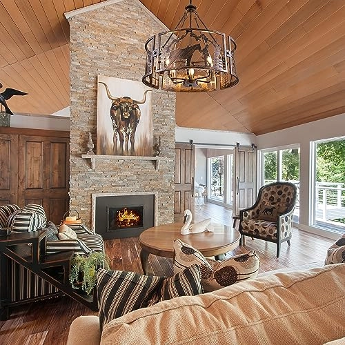 Farm Chandelier - 31.49"