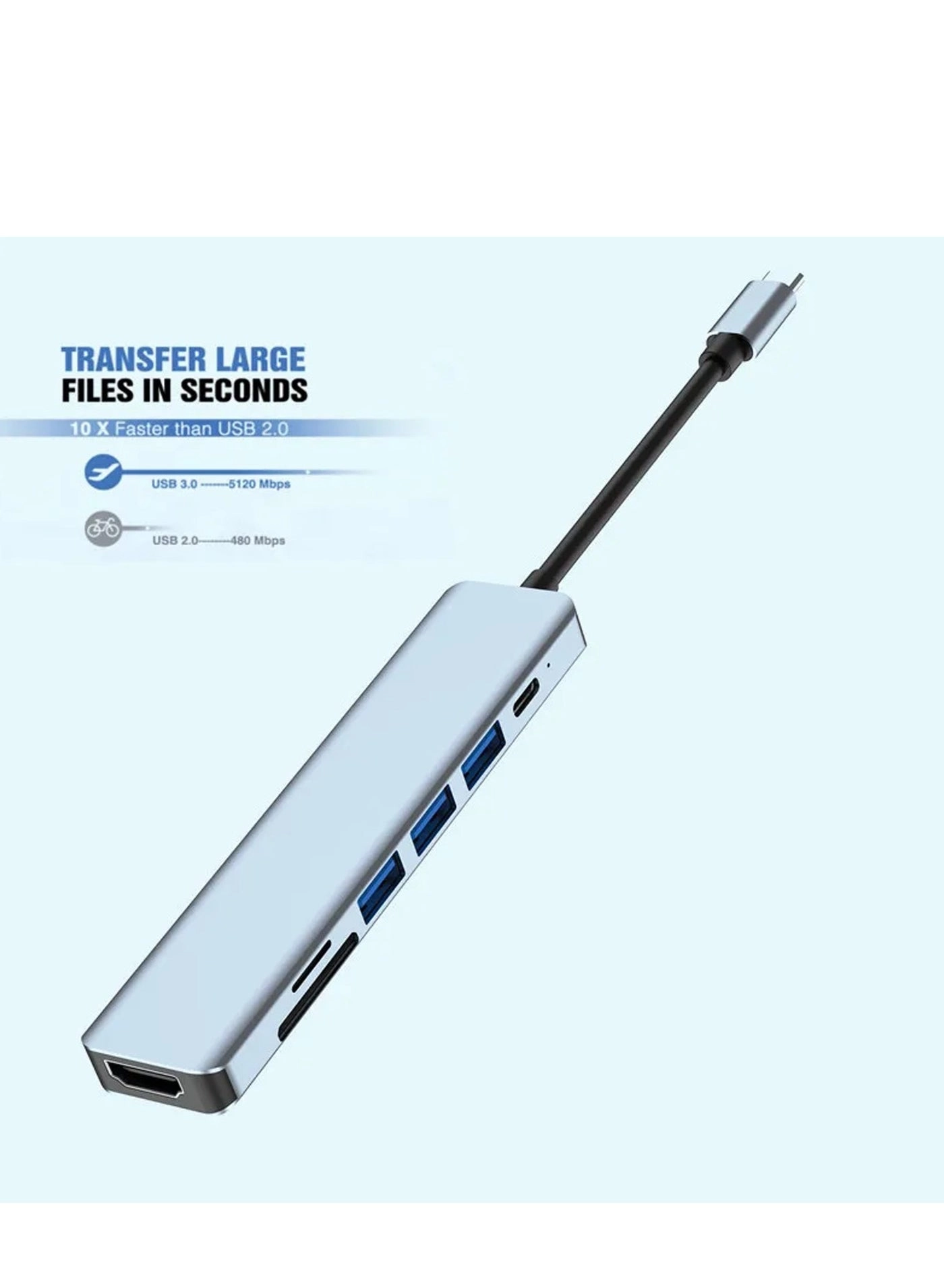 HUB-7IN1 - 4K HDMI 100W PD