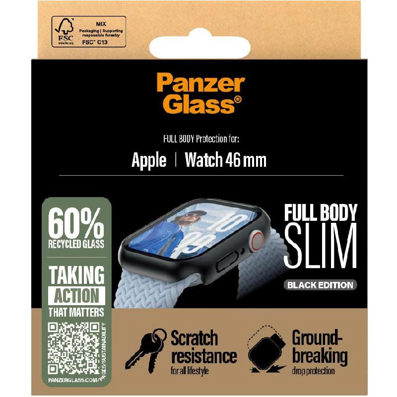 Glass & Thermoplastic Polyurethane Frame & Screen Protector for Apple Watch Ultra 2024