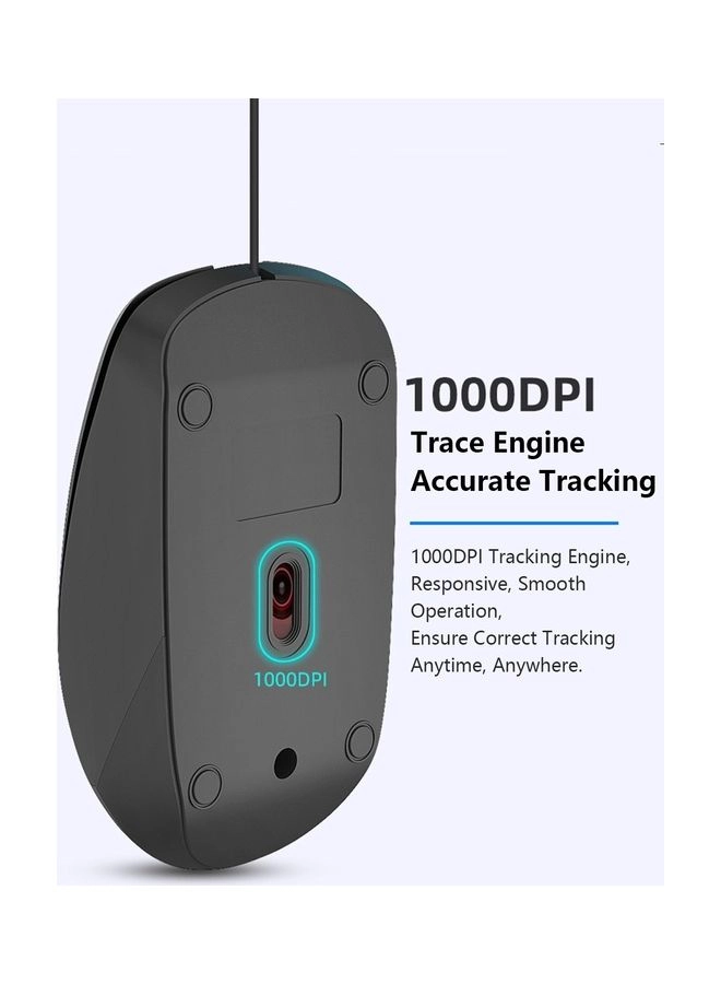 Wired Keyboard And Mouse Combo - Wired