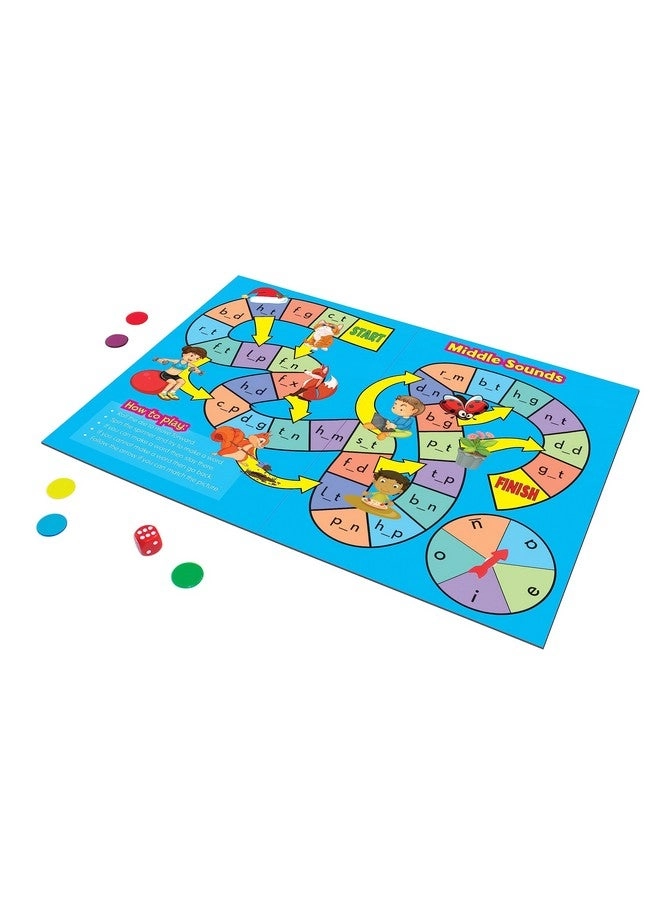 Phonics Board Games - 4 - 8 years 6 pieces