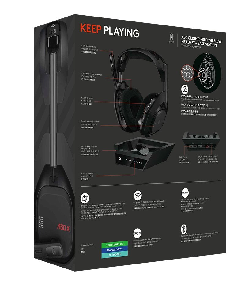 A50 X - Wireless Headset + Base Station