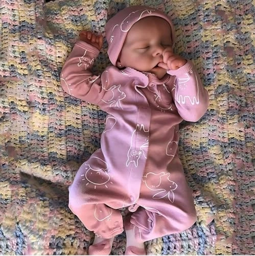 Reborn Baby Doll - 18 Inch African American Sleeping Newborn Ages 3+