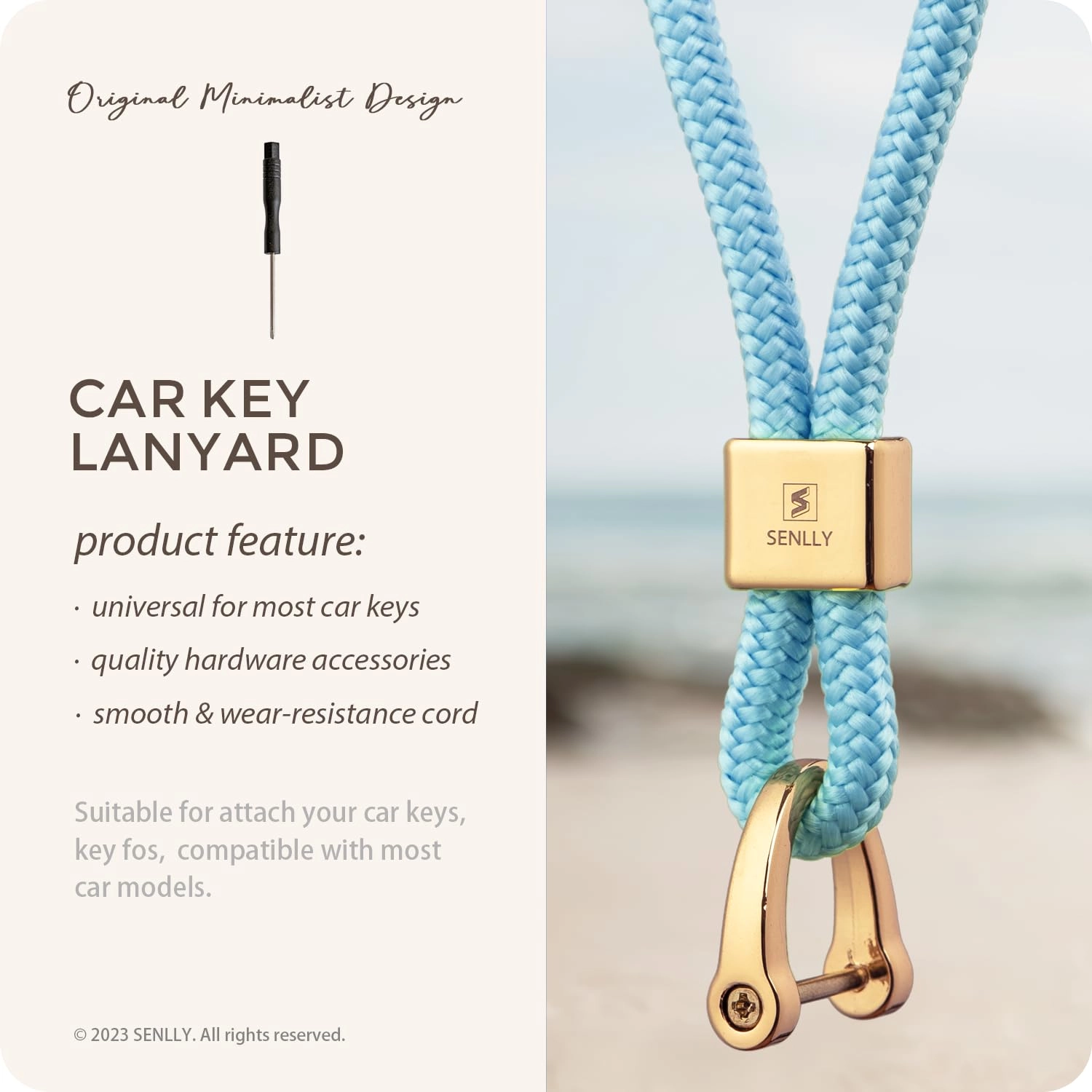 Car Keychain - Stretchy Elastic
