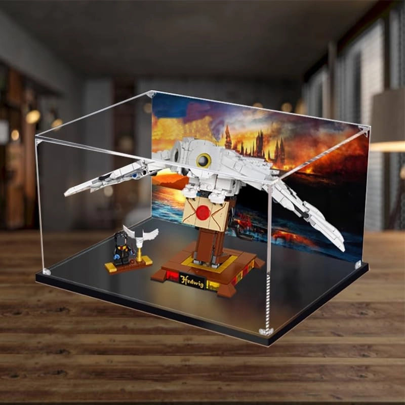 Display Case for LEGO Hedwig 75979 - Acrylic