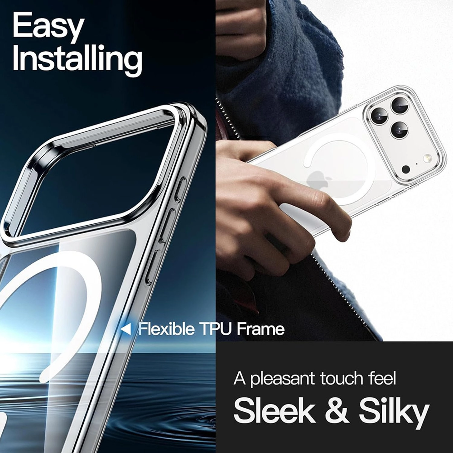 Clear MagSafe Case for iPhone 17 Pro Max