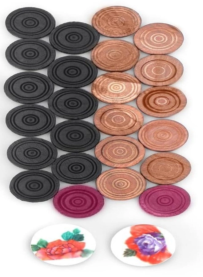 Carrom Board - Premium Matte Finish Striker Coins Powder