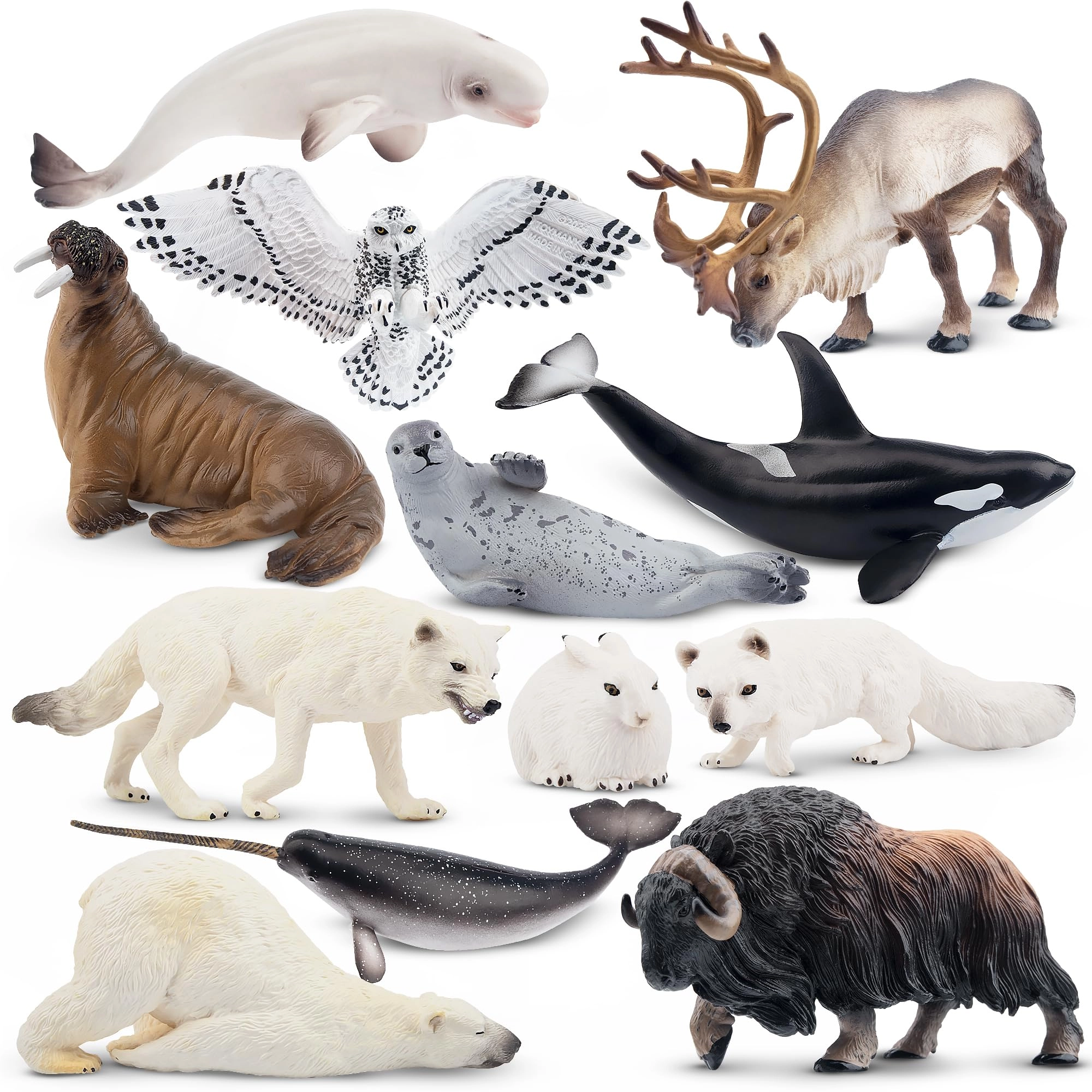 TOYMANY Polar Animals Figures - 3 yr(s) 12 piece(s)
