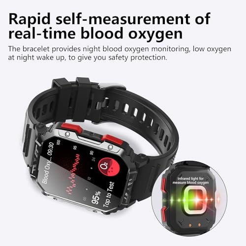 Military Smart Watch - 2.1"