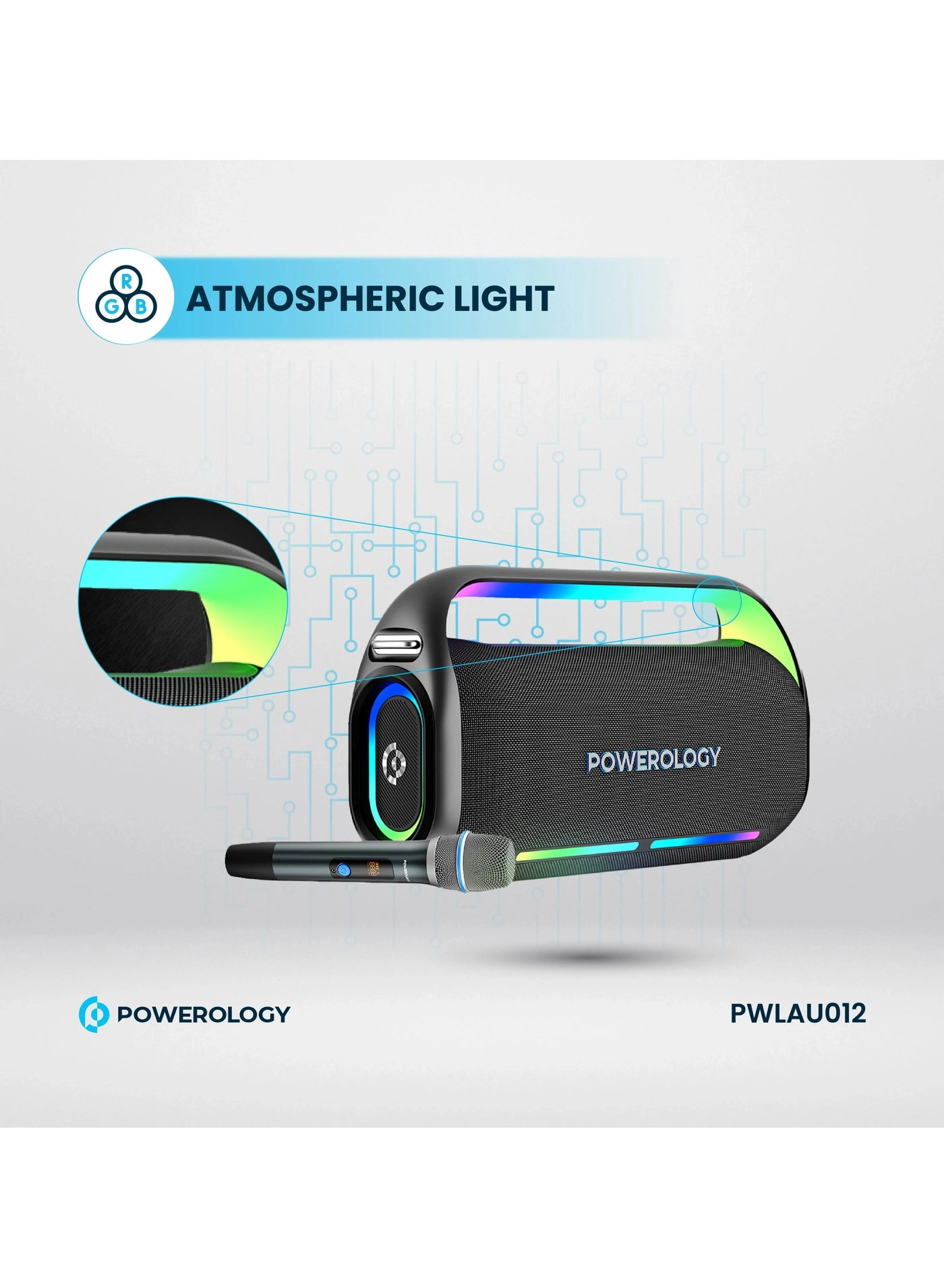 TWS Karaoke Speaker - Wireless Microphone 256GB 150W