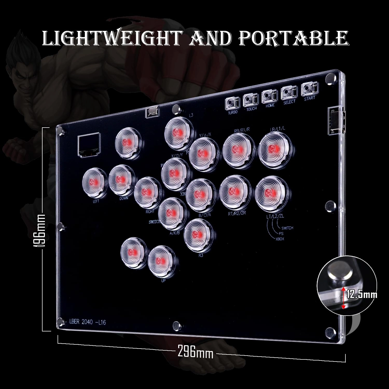 LBER2040-R16 - White PC/PS3/PS4/Steam/Switch