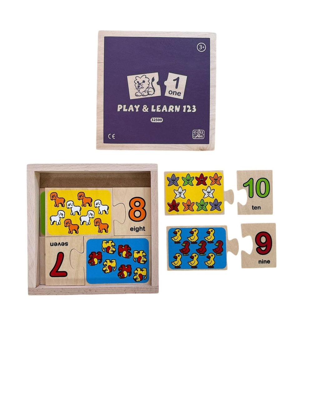 Play & Learn 123 English Puzzle - Suitable for 3 years & above