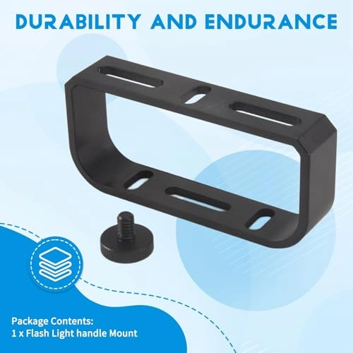 Diving Flashlight Holder - Aluminum black
