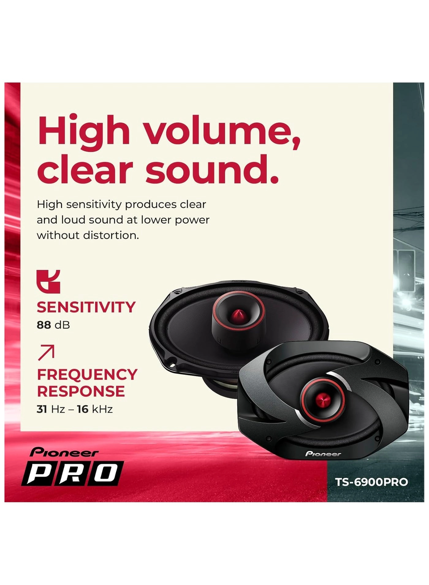 TS-6900PRO - 6” x 9” 2-Way
