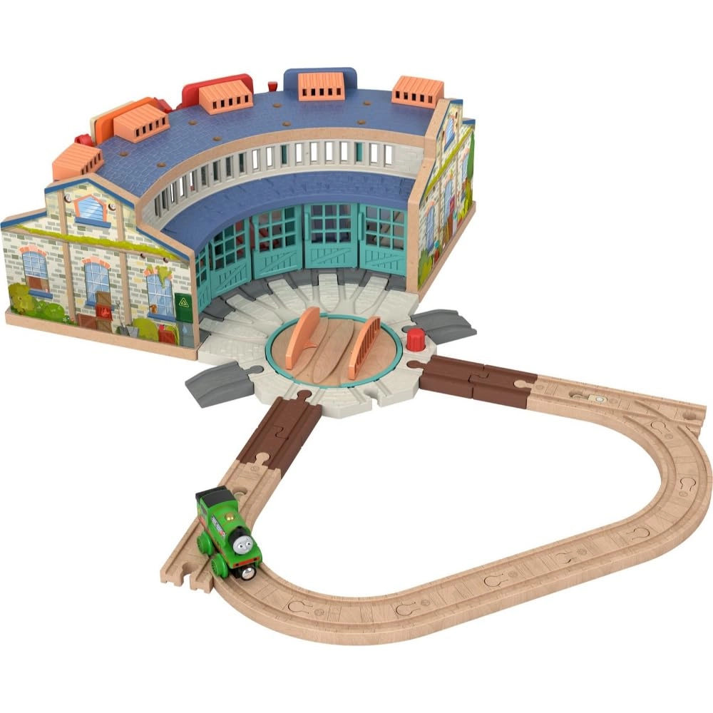 Thomas & Friends Tidmouth Sheds Starter Set - Wooden Percy train engine