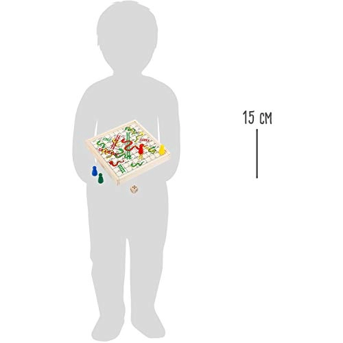 Snakes and Ladders Game To Go - Wood 100% FSC Certified