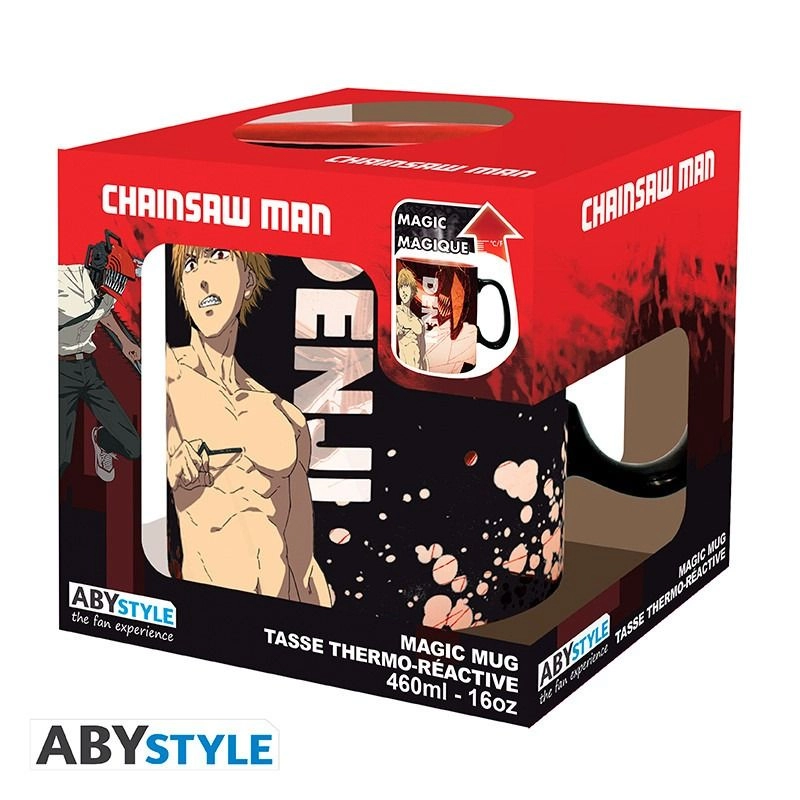 ABYstyle Ceramic Chainsaw Man: Denji & Aki Heat Change Mug - 460ml