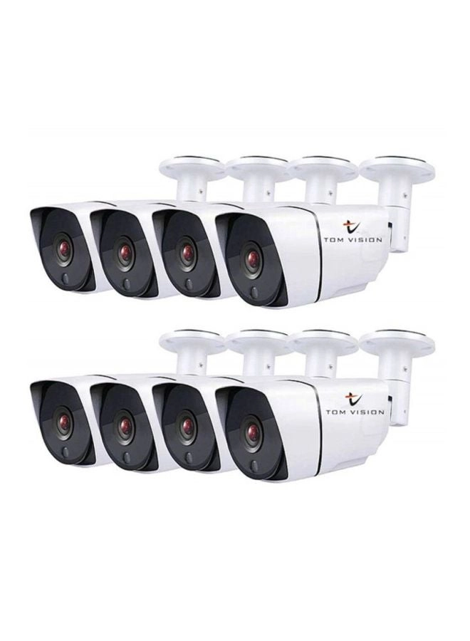 8CH 1080N AHD DVR + 1080p Bullet Camera - 8PCS + 1TB Hard Disk