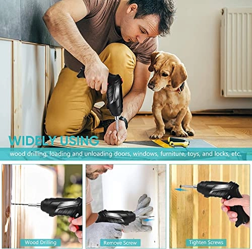 Electric Screwdriver Set - 1.3E+3 Milliamp Hours