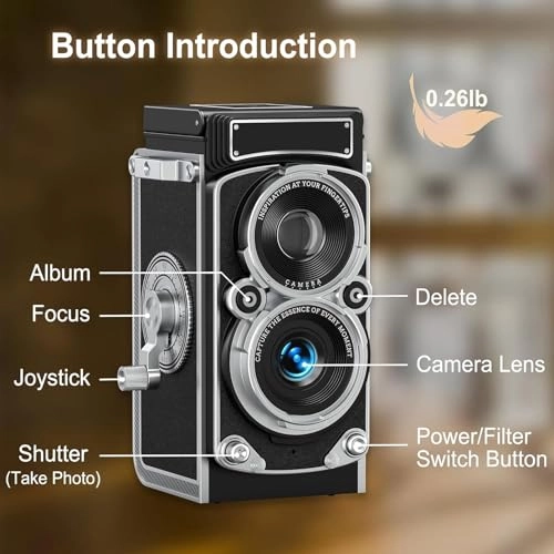 Vintage Mini Digital Camera - 128GB 1080P