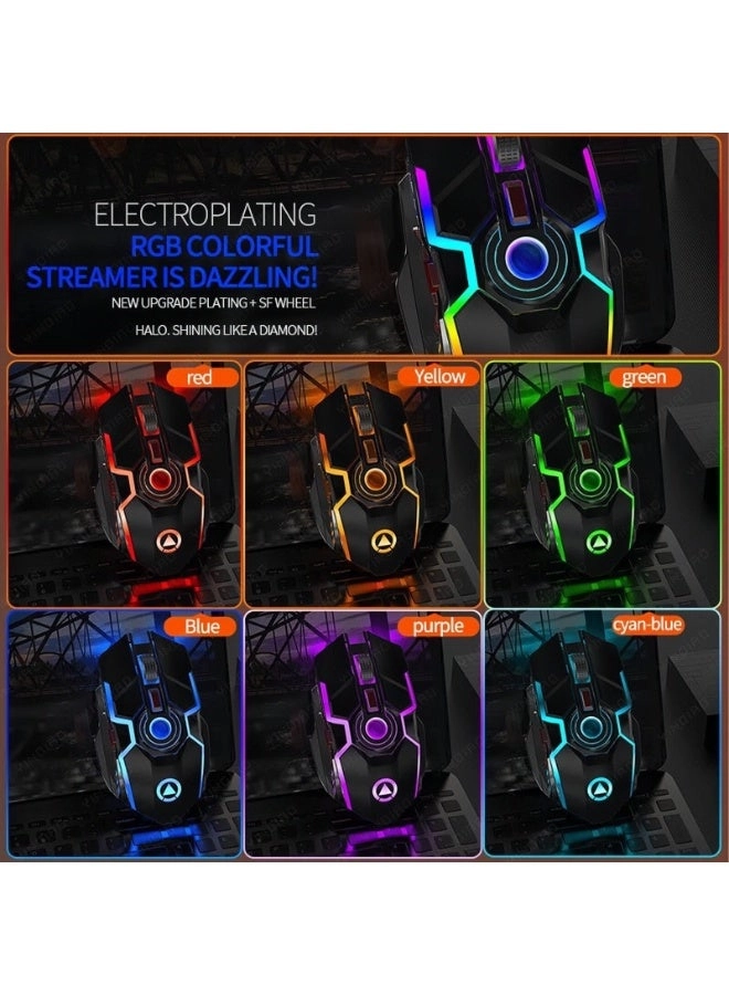 Gaming RGB Breathing Light Mouse - USB