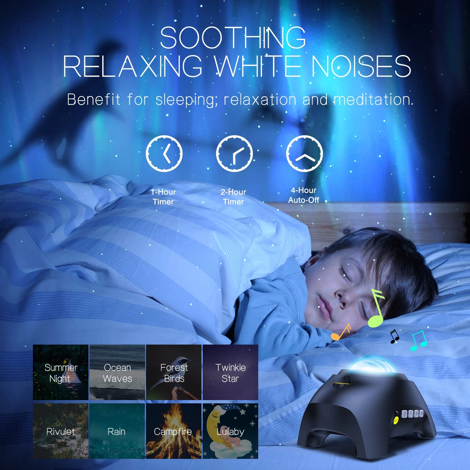 Northern Galaxy Light - 33 Light Effects Bluetooth Speaker
