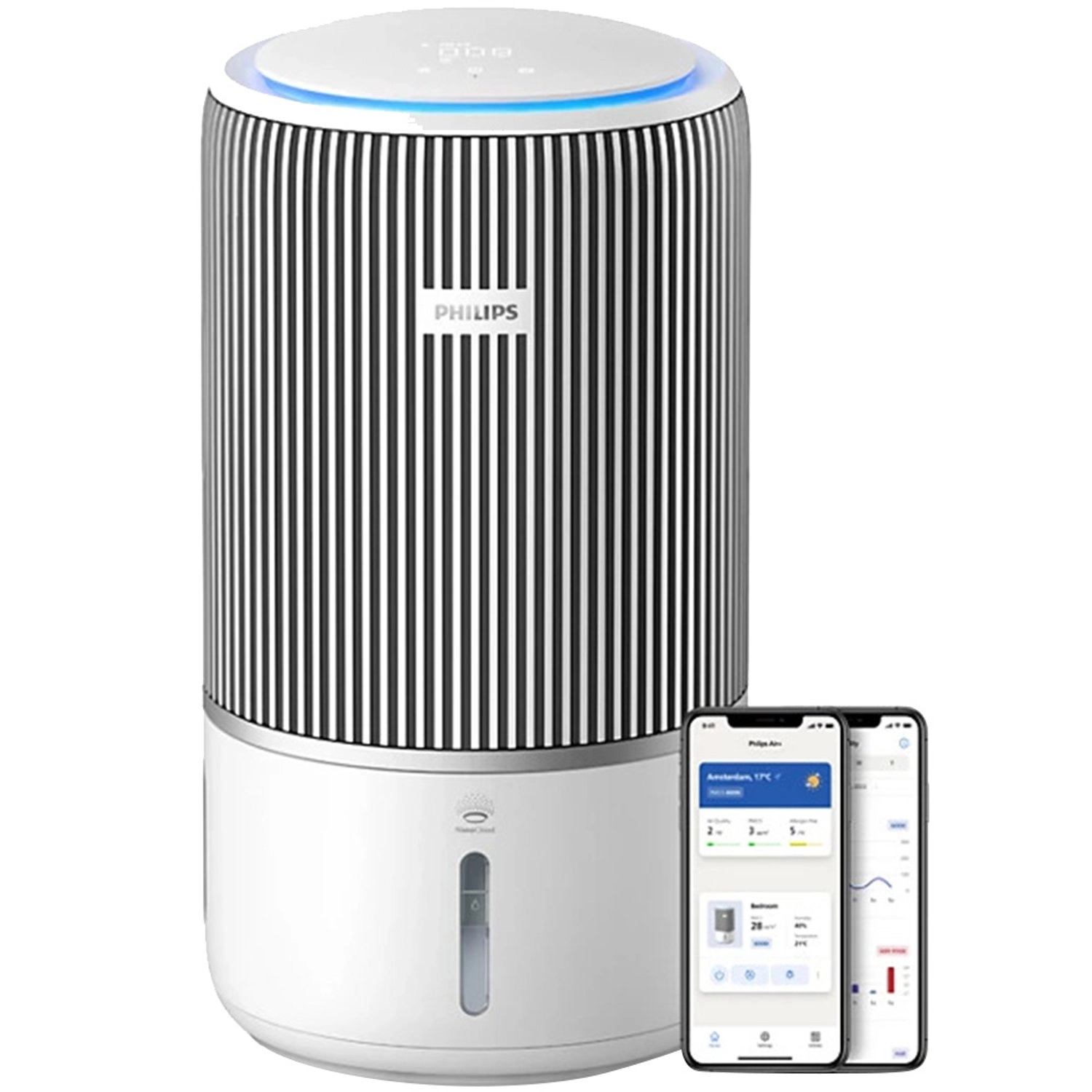 Philips PureProtect Water 3400 Series - 2-in-1 Air Purifier & Humidifier 3.2L