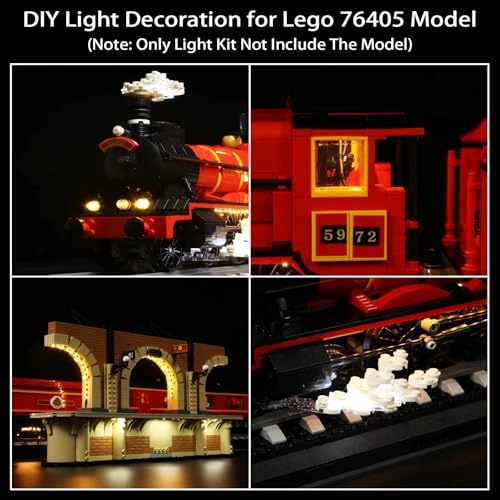 LED Light Kit for LEGO 76405 Hog-warts Express - ABS