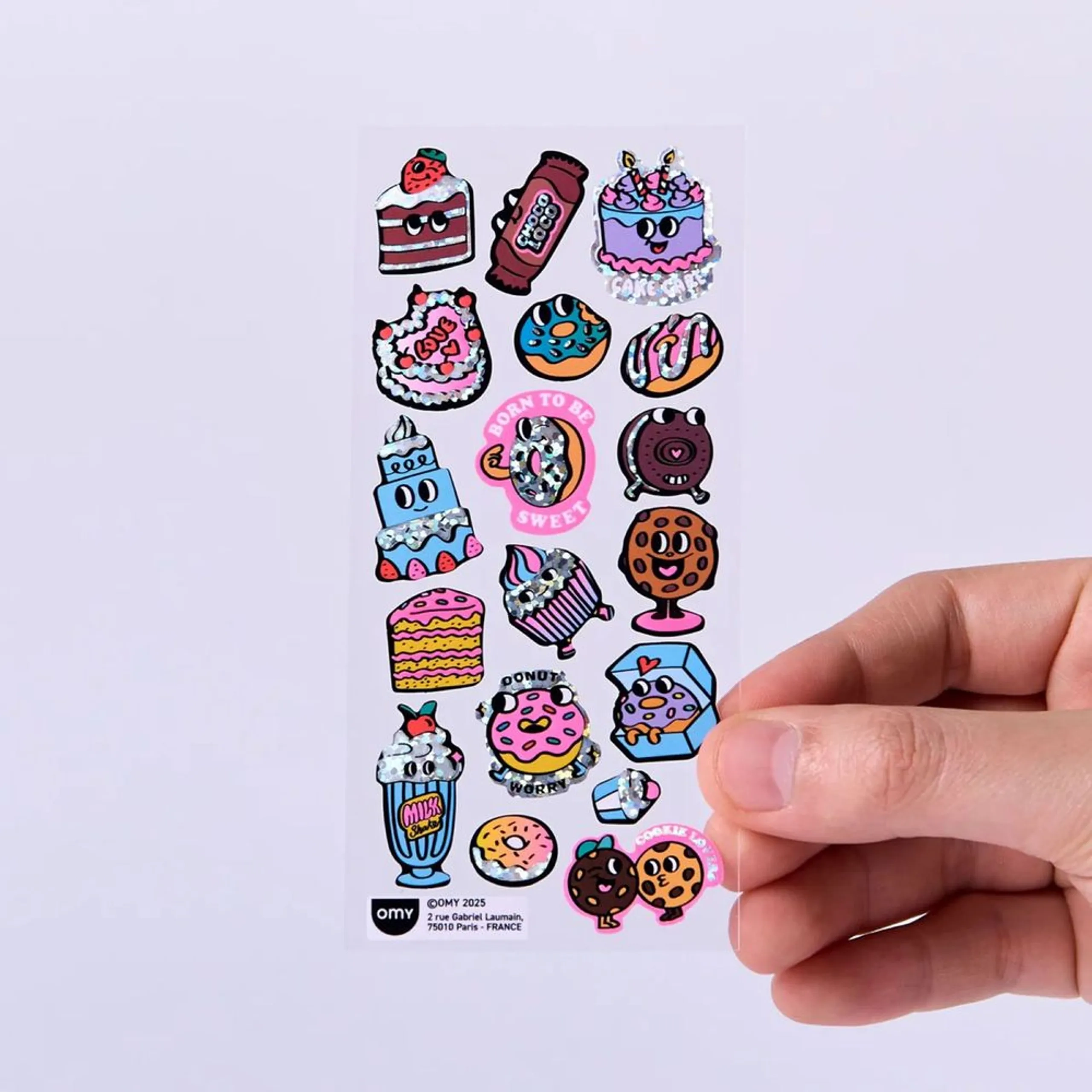 Donuts Sticker Book 6 pcs