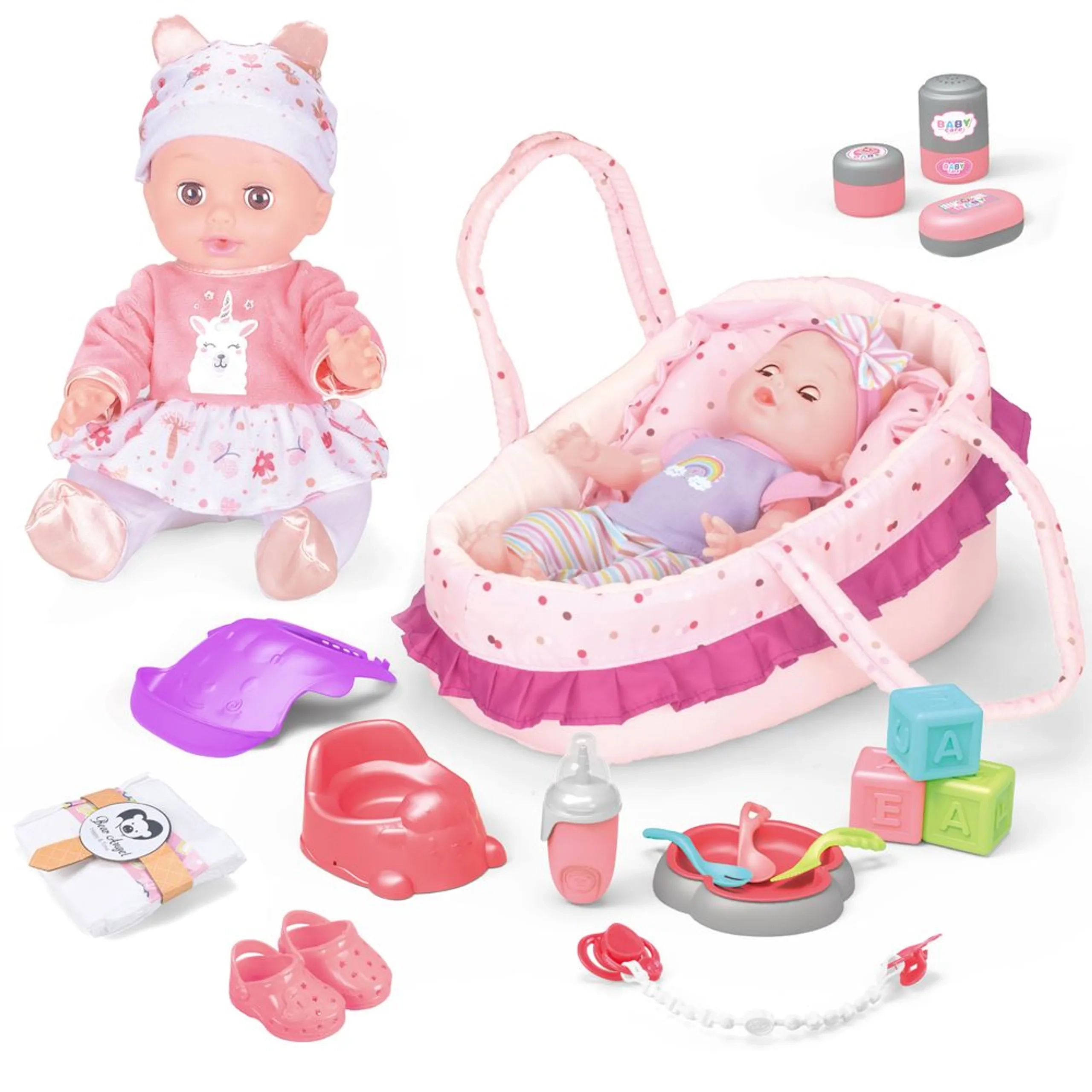 Deluxe Doll Playset - 14 inches plastic / vinyl Ages 3+