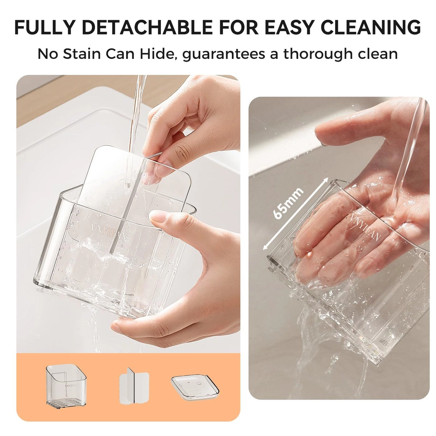 Toothbrush Holders - Wall Mounted 3 Slots